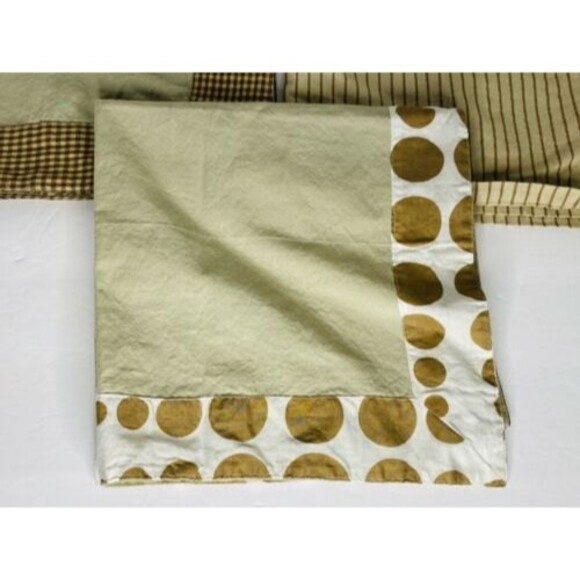 Pier One Imports Set of 3 Napkins Brown Tan Gold Variety Pattern - Picture 2 of 8